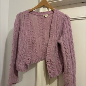 For Love And Lemons Cable Knit Cardigan